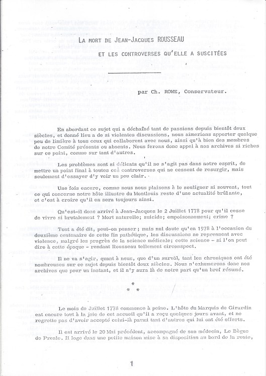La mort de Jean Jacques Rousseau et les contreveses qu'elle a suscitée-1