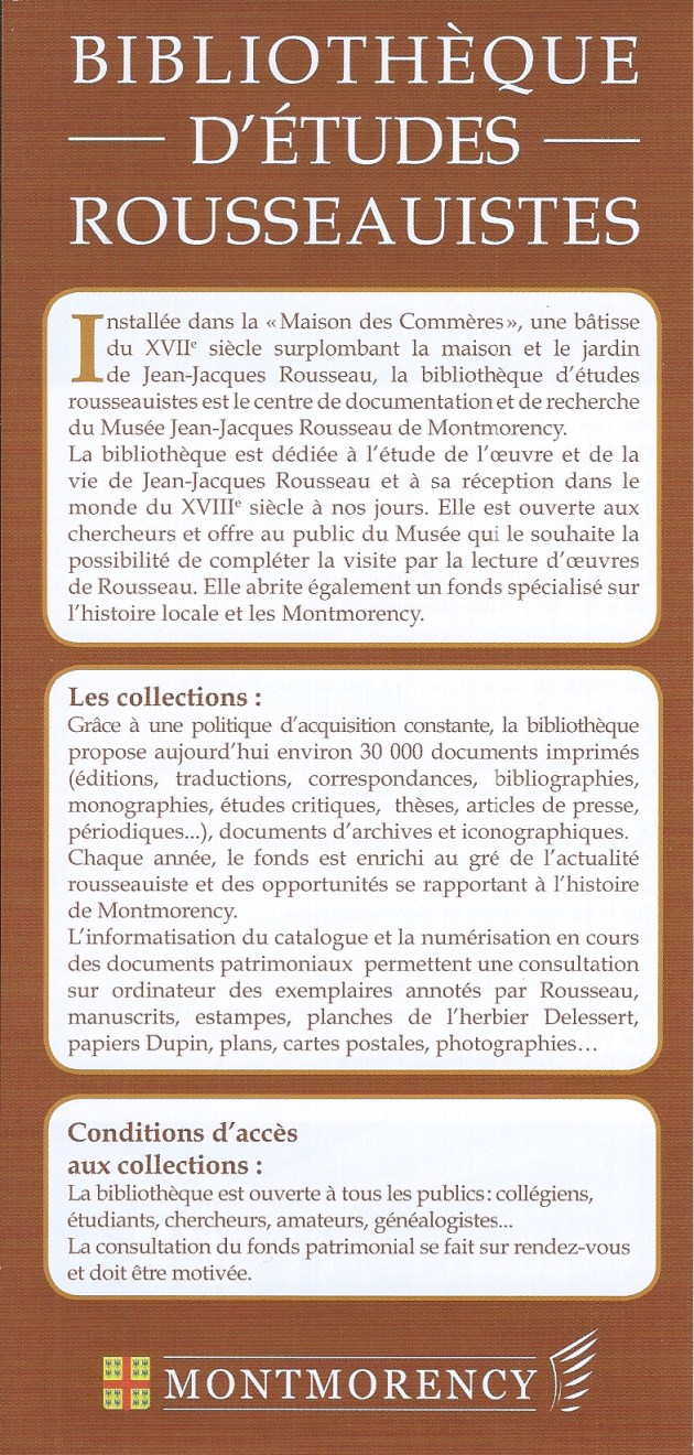 Musée Biblio Rousseau